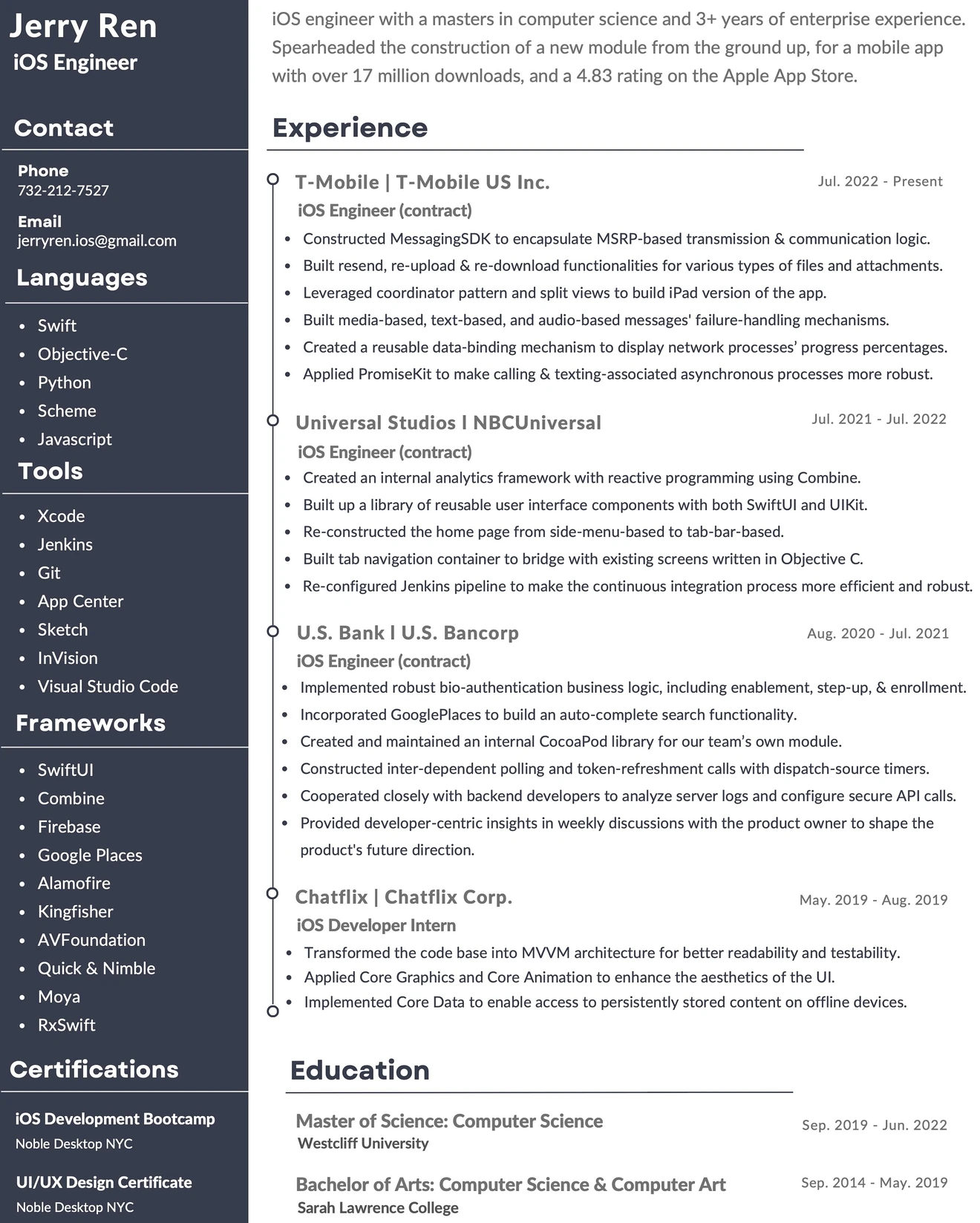 SWE Resume 3.5