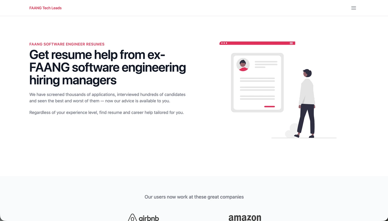 FAANG Tech Leads homepage