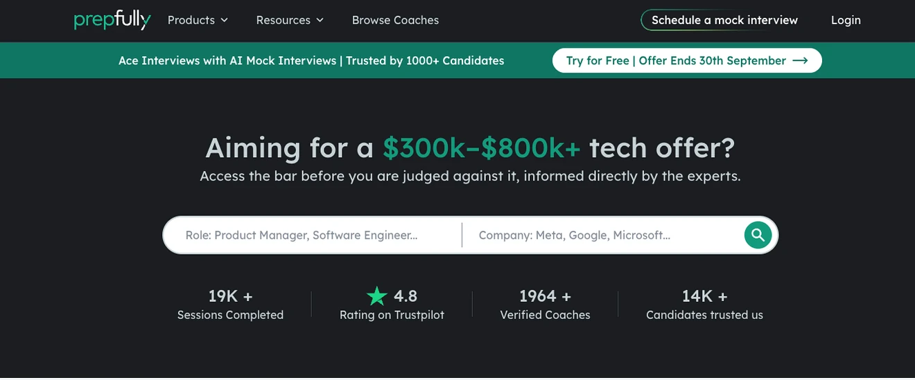Prepfully landing page