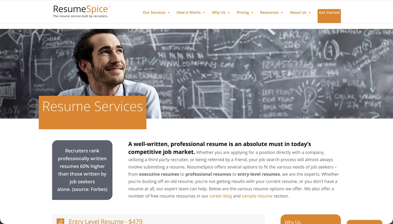 resume spice homepage