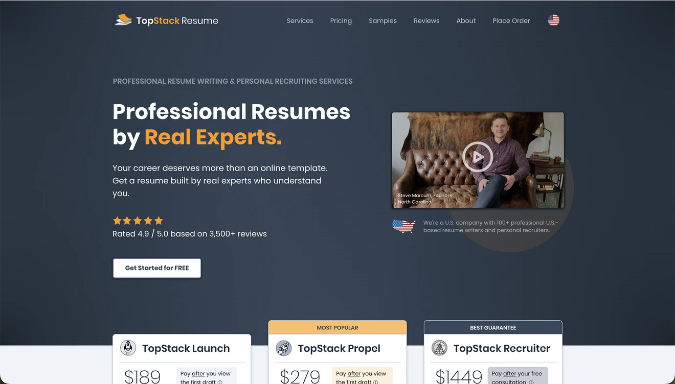top stack homepage
