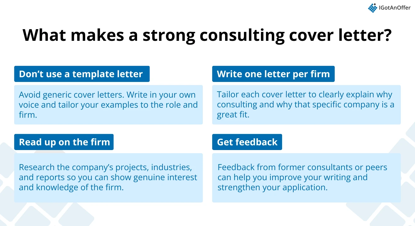 What makes a strong cover letter?