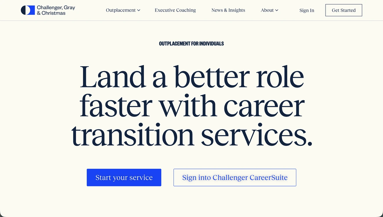 Challenger, Gray & Christmas logo