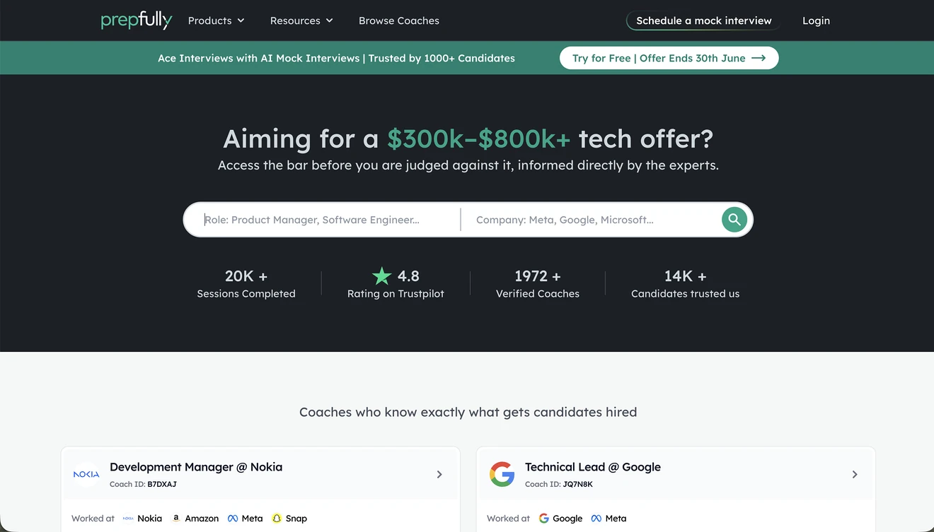 prepfully homepage