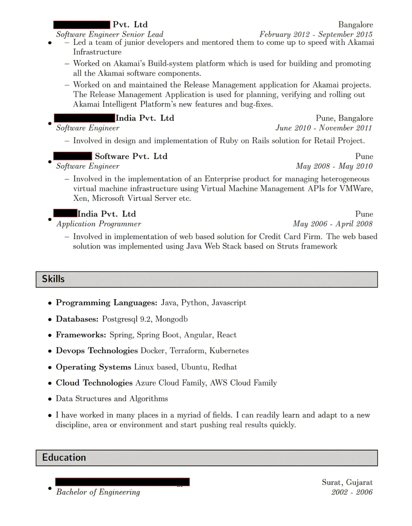 SWE resume 2.1