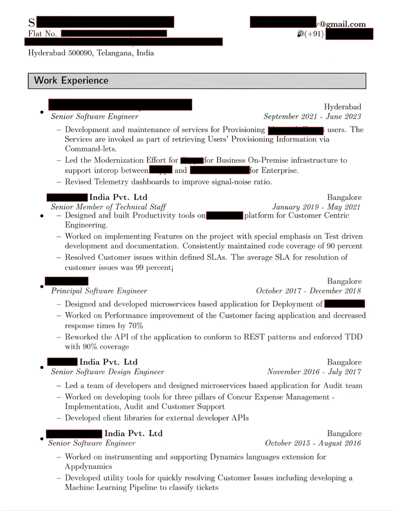 SWE Resume 2