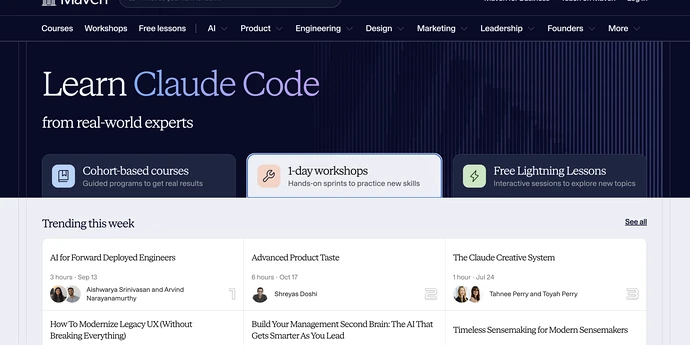 Maven homepage